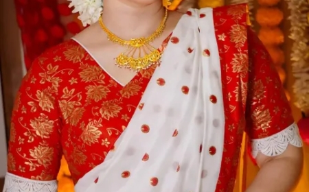 Half Silk Afsan Print Saree for Women – Elegant, Comfortable & All-Season Wear | International Bazzar BD