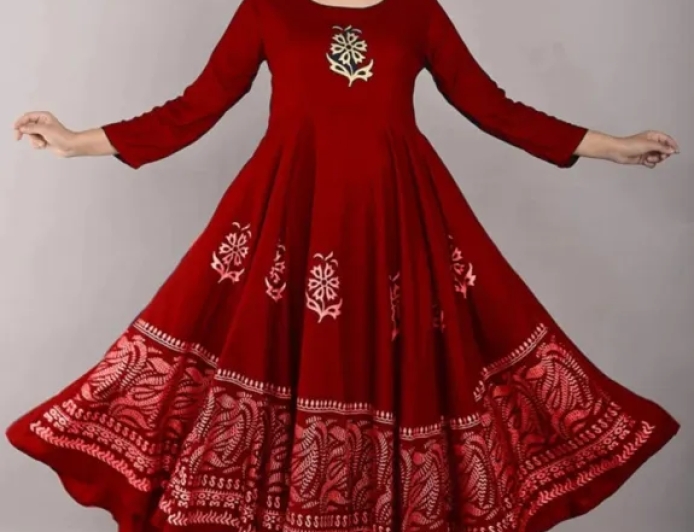 Exclusive Long Gown Kurti for Stylish Women & Girls – Buy Online from International Bazzar BD