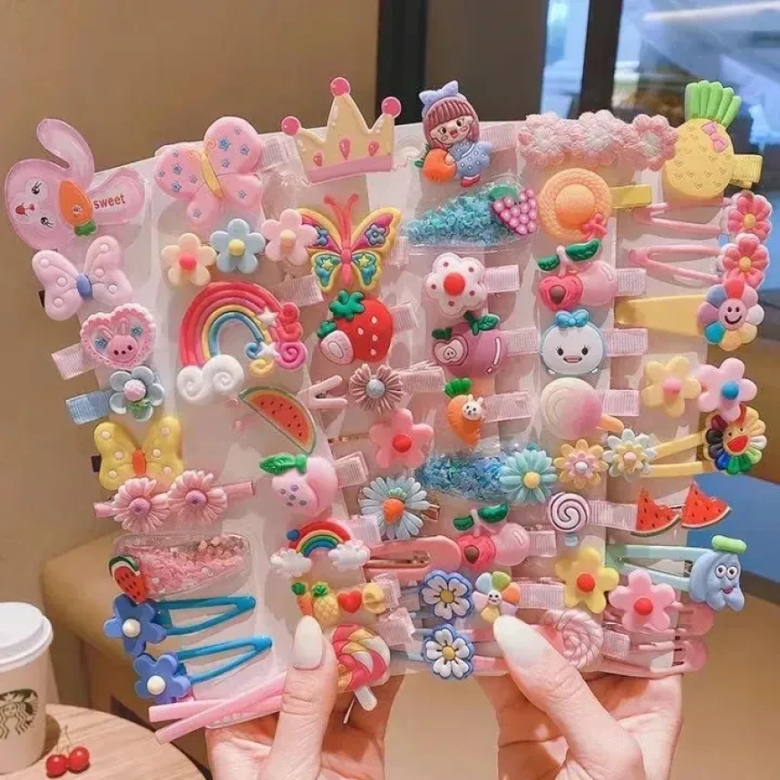 Color Matching Hair Clip Set (12 pcs)